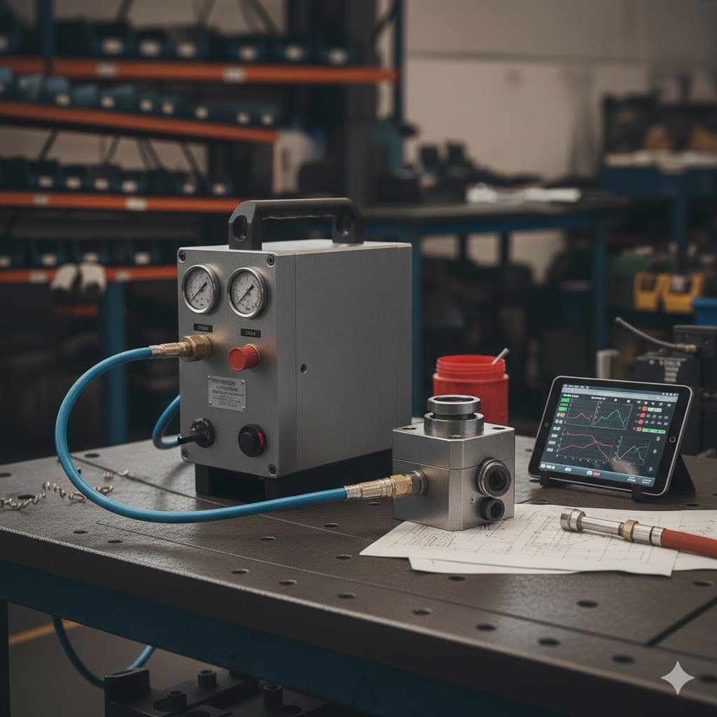 PORTABLE TENSIONING PUMPS - High-quality hydraulic product